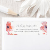 Rosa Blume Wasserfarbenhochzeit (Insitu)