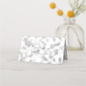 Rosa Blume Weichglas Platzkarte (Vorderseite)