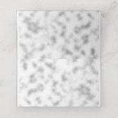 Rosa Blume Weichglas Platzkarte (Innenseite Aufgefaltet)