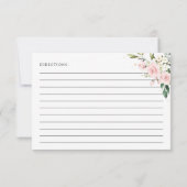 Rosa Blume, weiße Blume, Brautparty Rezept (Rückseite)