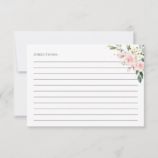 Rosa Blume, weiße Blume, Brautparty Rezept (Rückseite)