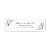 Rosa Blume, weiße Blume, Grünpflanzen, Hochzeit (Vorne)