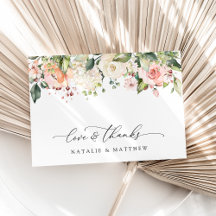 Rosa Blume, weiße Blume, Grünpflanzen, Hochzeit