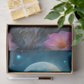Rosa Blume Wolf Seidenpapier (Geschenk)