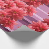 Rosa Blume Wrapping Paper Geschenkpapier (Ecke)