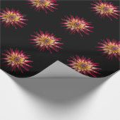 Rosa Blume Wrapping Paper Geschenkpapier (Ecke)