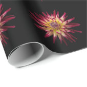 Rosa Blume Wrapping Paper Geschenkpapier (Rolleneckpunkt)