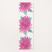 Rosa Blume Yoga Mat Yogamatte (Vorderseite)