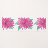 Rosa Blume Yoga Mat Yogamatte (Vorderseite (Horizontal))
