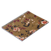 Rosa Blume Zweig, abstrakte Zusammensetzung. Notizblock (Linke Seite)