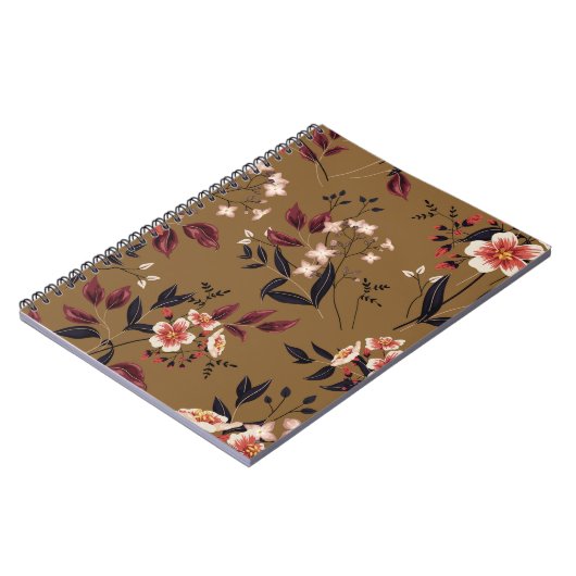 Rosa Blume Zweig, abstrakte Zusammensetzung. Notizblock (Linke Seite)