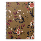 Rosa Blume Zweig, abstrakte Zusammensetzung. Notizblock (Vorderseite)