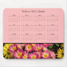 Rosa Blumen: 2026 Kalender anpassen