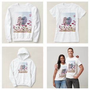 Rosa Blumen Beste Mutter Aller Zeiten Frohen Mutte T-Shirt
