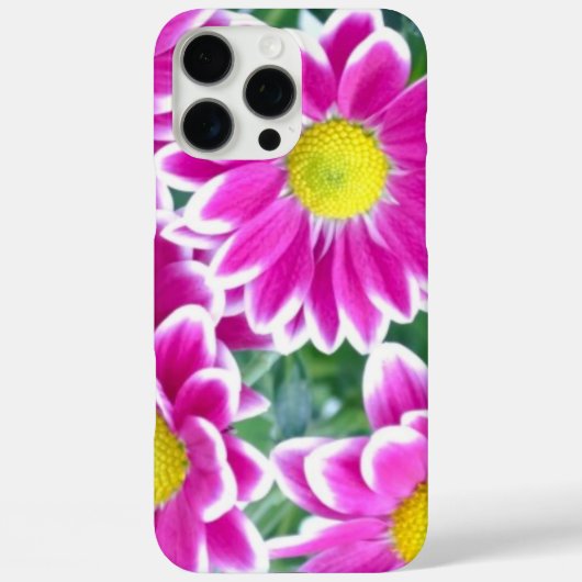 Rosa Blumen Case-Mate iPhone Hülle (Rückseite)