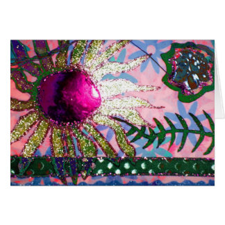 Rosa Blumen-Collage