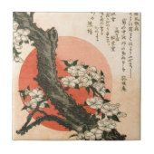 Rosa Blumen Fliese (Vorderseite)