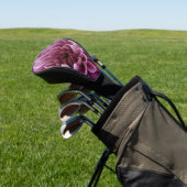 Rosa Blumen-Foto-Design Golf Headcover (In SItu)