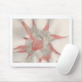 Rosa Blumen-Illustration Mousepad (Mit Mouse)