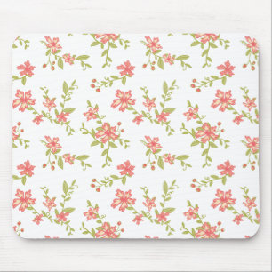 Rosa Blumen Mousepad