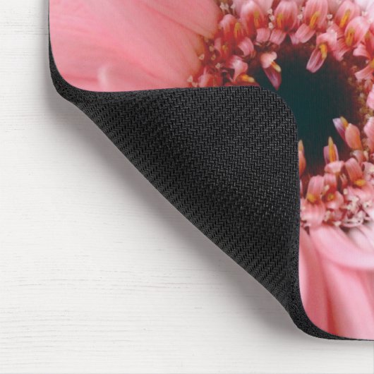 Rosa Blumen Mousepad (Ecke)