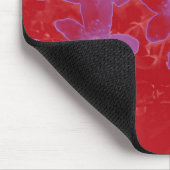 Rosa Blumen Mousepad (Ecke)