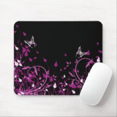 Rosa Blumen Mousepad (Mit Mouse)
