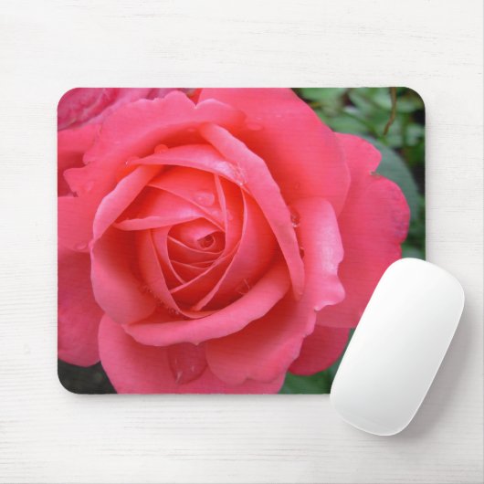 Rosa Blumen Mousepad Rosen-Dekor-Geschenke (Mit Mouse)
