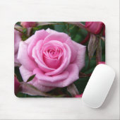 Rosa Blumen Mousepad Rosen-Dekor-Geschenke (Mit Mouse)