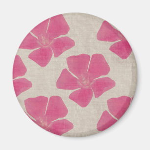 Rosa Blumen-Muster-Magnet Magnet
