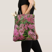 Rosa Blumen Natur-Tragetasche Tasche (Von Nahem)