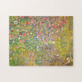 Rosa Blumen-Puzzlespiel Gustav Klimt Puzzle (Horizontal)