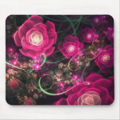 Rosa Blumen sagen es bestes Mousepad (Vorne)