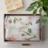 Rosa Blumen Seidenpapier (Geschenk)