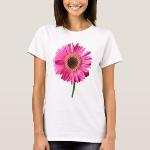 Rosa Blumen-Shirt T-Shirt