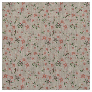 Rosa Blumen Stoff