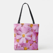 Rosa Blumen Tasche (Rückseite)