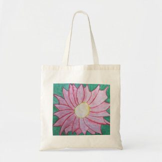 Rosa Blumen-Tasche Tragetasche