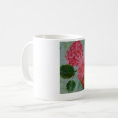 Rosa Blumen-Tasse Kaffeetasse (Vorderseite Links)
