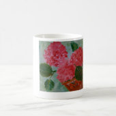 Rosa Blumen-Tasse Kaffeetasse (Mittel)