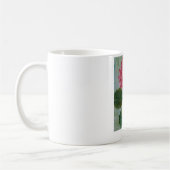 Rosa Blumen-Tasse Kaffeetasse (Links)