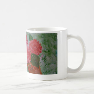 Rosa Blumen-Tasse Kaffeetasse