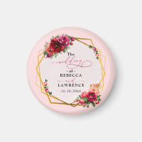 Rosa Blumen und Imitate Goldhochzeit