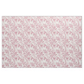 Rosa Blumen-Zweig-Toile-Muster Stoff (Yard (91,4 cm))