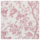Rosa Blumen-Zweig-Toile-Muster Stoff (Muster)