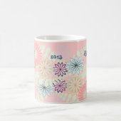 Rosa Blumenbaby-Tasse Kaffeetasse (Mittel)