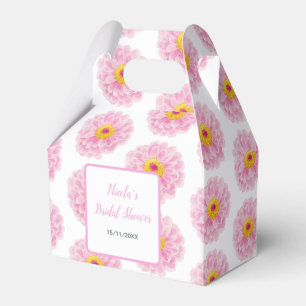 Rosa Blumenband Brautparty Geschenkschachtel