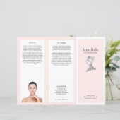 Rosa Blumenbeauty Girl Wellness-Center Salon TriFo (Stehend Vorderseite)