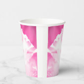 Rosa Blumenbecher Pappbecher (Rechts)