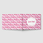 Rosa Blumenbläserblütenhochzeit Gästebuch (Voll)